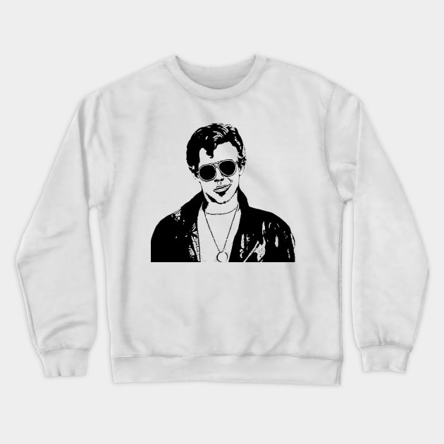 Grease Kenickie Outline Crewneck Sweatshirt by baranskini